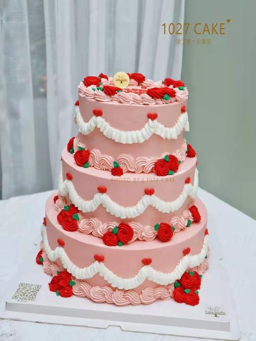 1027CAKE | 复古简约蛋糕 求婚款 商品图0