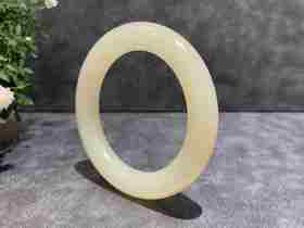 【御珠宫坊·传承系列】藕粉手镯57.3mm