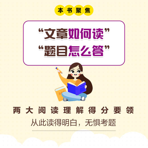 阅读理解gao分6法（全6册）赠 配套同步练习册 6岁+ 6大方法读透文章60个常考知识点各个击破 商品图8