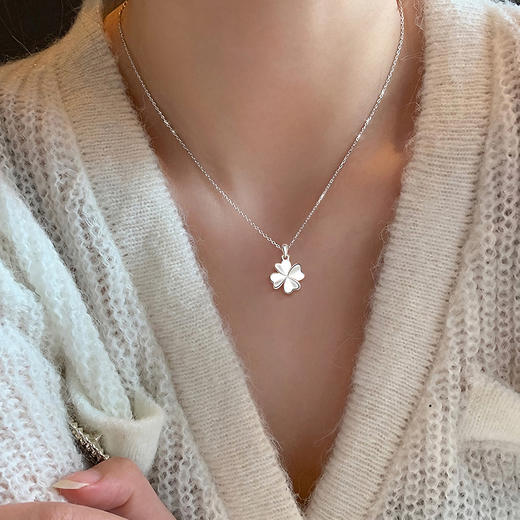 Winy999足银转角幸福项链送女友闺蜜节日生日礼物 商品图6