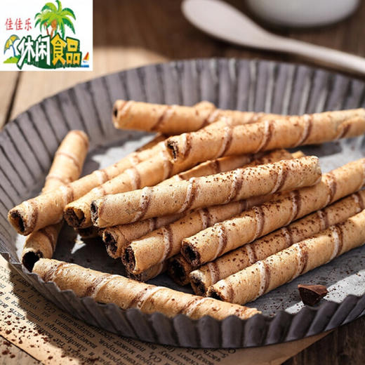 马奇新新妙乐巧克力味注心威化卷饼干【85g】 商品图1