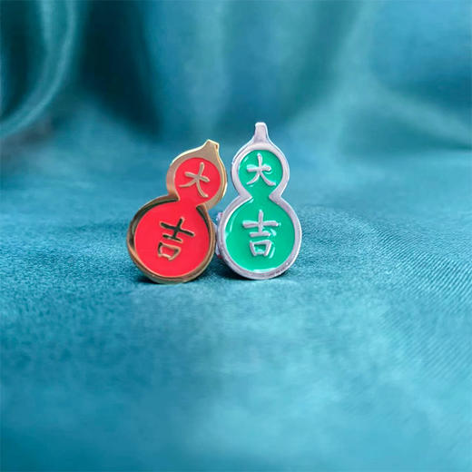 宫里的世界&美颂之光 大吉葫芦耳钉 商品图2