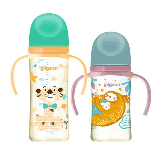 贝亲奶瓶PPSU奶瓶 自然实感第3代FUN宽口径双把手 商品图2