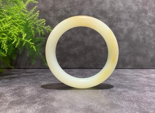 【御珠宫坊·传承系列】糖羊脂白玉手镯55mm 商品图1