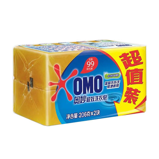 奥妙 99超效洗衣皂 206g*2 商品图0