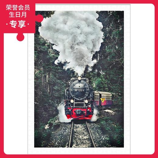 600片 平面拼图 塑料拼图 H2159 瑞士蒸气火车 商品图0