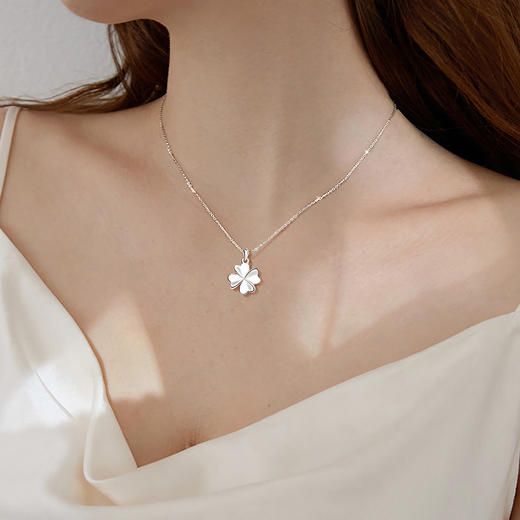 Winy999足银转角幸福项链送女友闺蜜节日生日礼物 商品图8