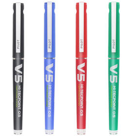 百乐中性笔BXC-V5-BGD-0.5威宝墨胆型走珠笔