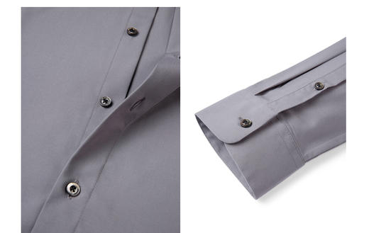 太平鸟男装 衬衫休闲时尚潮流舒适纯色B1CAC1X29 商品图2