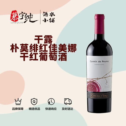 干露朴莫绯红佳美娜干红葡萄酒 商品图0