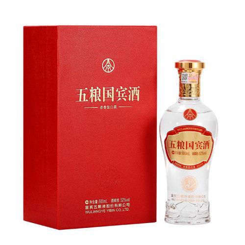 五粮液股份出品 五粮国宾酒 52度500ml*6瓶整箱装 浓香型白酒(国宾珍藏升级版) 商品图1