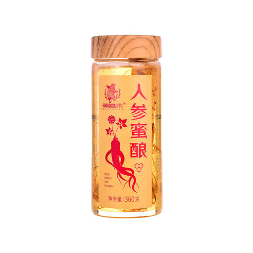 等蜂来 虎虎参威蜂蜜礼盒丨人参蜜酿360g+保温杯250g 商品图5