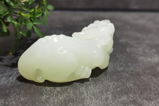 【御珠宫坊】羊脂白玉貔貅挂件 商品图5