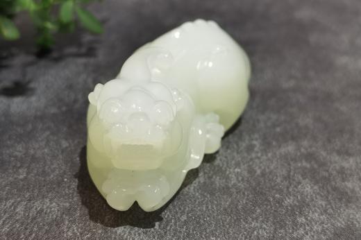 【御珠宫坊】羊脂白玉貔貅挂件 商品图1