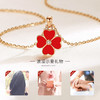 Winy999足银恋心四叶草项链送女友闺蜜节日生日礼物 商品缩略图10