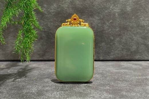 【御珠宫坊】金镶碧玉无事牌 商品图2