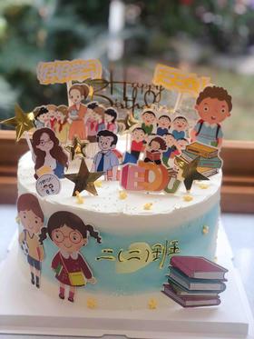 教师节学生毕业奶油蛋糕 下单前请仔细阅读商品详情