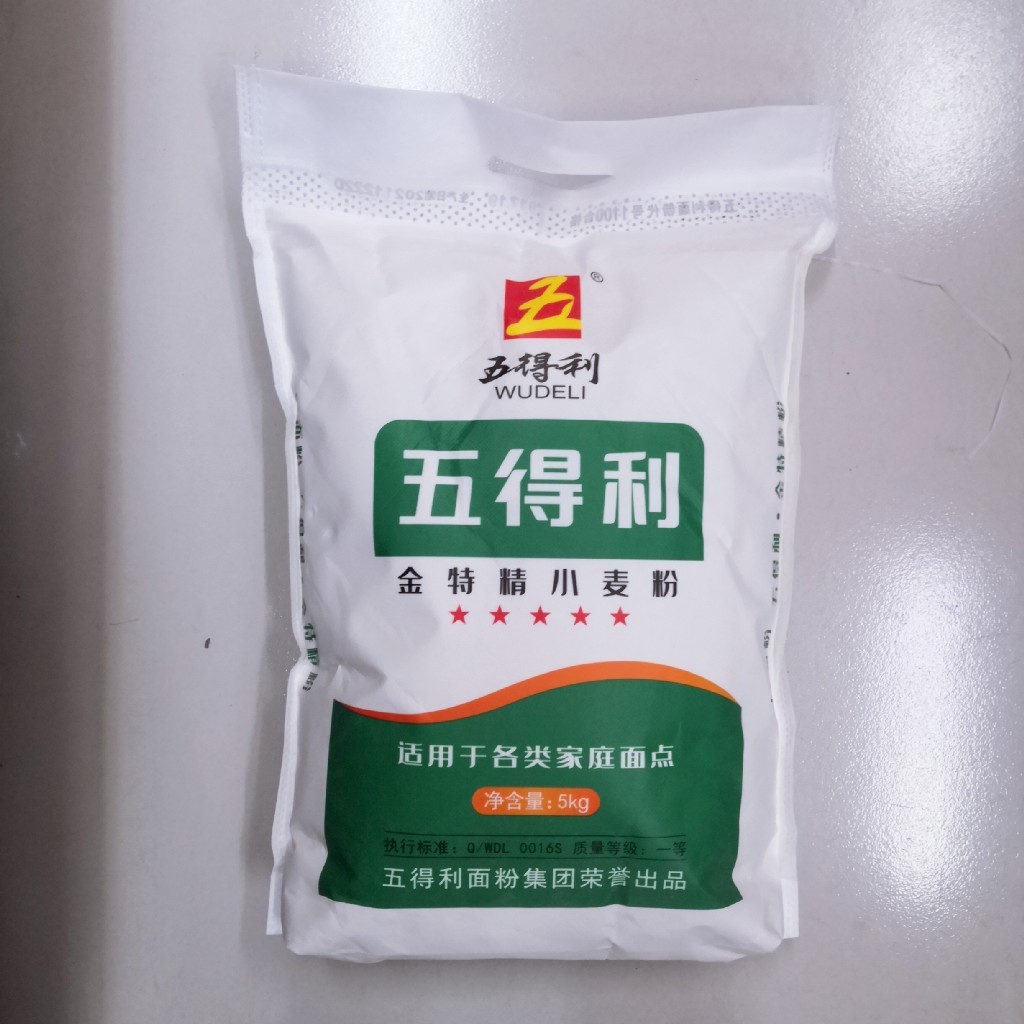 五得利金（特精）小麦粉5kg（仅供济南市区）