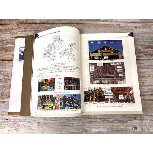 中国传统建筑木作知识入门 北京地区清官式建筑木构架 翼角 中国木构建筑百科全书 中国传统木作技艺应用书籍 传统建筑 古建筑书籍 无 化学工业出版社 9787122390820 商品图3