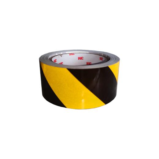 卡车斜纹反光贴商业级黄黑 左上右下 5cm*15m3M（包邮） 商品图2