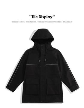 22年春款  太平鸟男装 风衣B1BEC1215