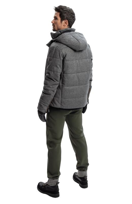 Frauenschuh - DamianMulti - L - Darkflannel/Color - 男装 - 滑雪夹克 - 灰色 商品图4