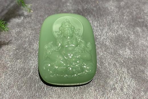 【御珠宫坊】碧玉黄财神牌 商品图2