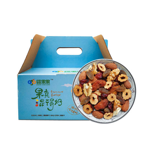 疆果果 每日坚果大礼包A款 20g*30包 新疆 商品图0