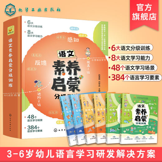 语文素养启蒙分级训练 3-6岁幼儿语文素养启蒙书籍 儿童语言学习潜能开发书籍 启迪母语感知能力 培养母语运用与思维能力应用书籍 商品图0