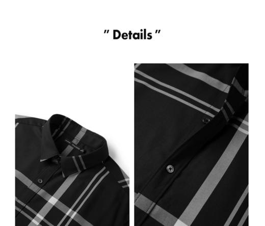 太平鸟男装 衬衫休闲时尚潮流舒适拼色B1CAC1X30 商品图2