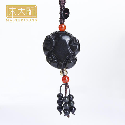 宋韶新品金曜石、冰种貔貅钥匙扣挂件 商品图4