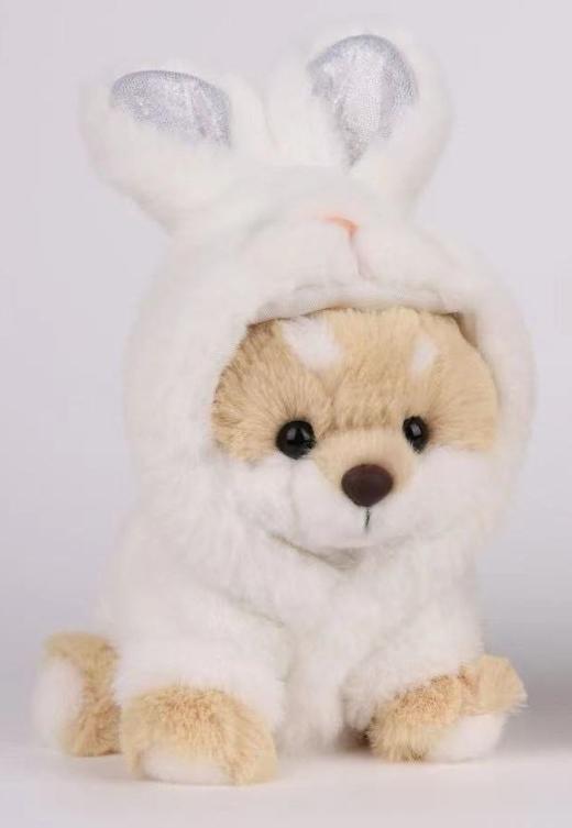 柴犬系列-小号站款-白兔子衣服 商品图0