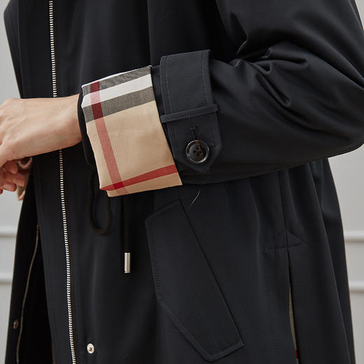 JM007瑟俪（帽子有点变色 咨询客服）高贵风衣皮草个性保暖派克服 商品图5