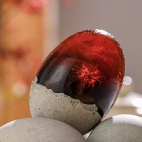 阿赐酱松花皮蛋/咸鸭蛋|酥软溏心，起沙带油，醇香绵密