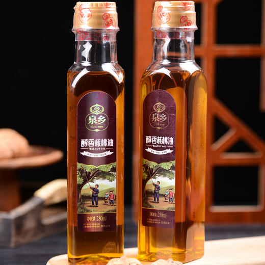 云南玉溪 泉乡老磨坊 浓香核桃油（烧烤油碟调味专用)包邮 商品图2