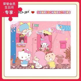 500片 平面拼图 塑料拼图H2564 Sanrio Characters 粉色之春