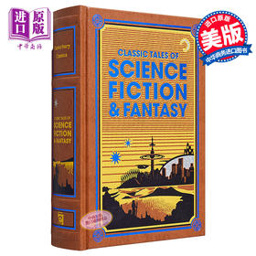 预售 【中商原版】经典科幻与奇幻小说 皮面精装 英文原版 Classic Tales Of Science Fiction Fantasy 星际战争 儒勒 凡尔纳