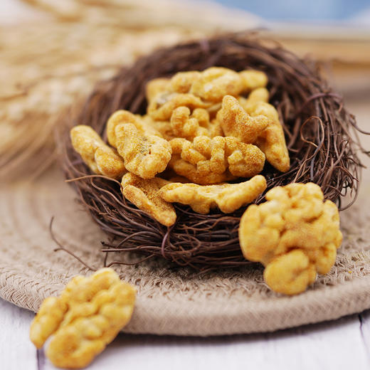 疆果果 咖喱味核桃仁 45g*5 新疆 商品图4