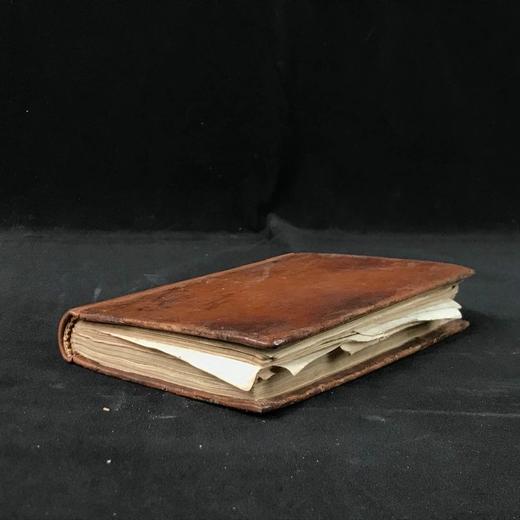 1808年 地理学语法 6幅原品版画插图与展开地图 全真皮精装64开 商品图1