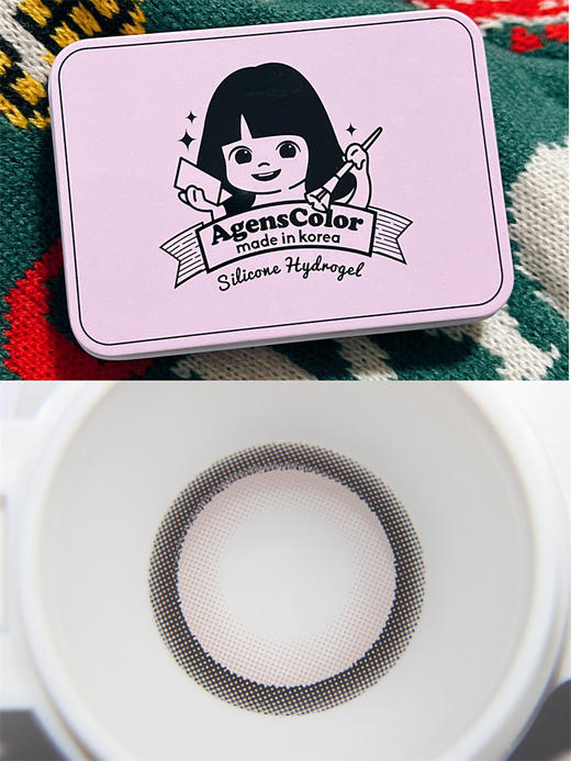 【小红书推荐款】agenscolor时间玫瑰，年抛/直径14.5/着色14.3，158/一副，258/两副 商品图2