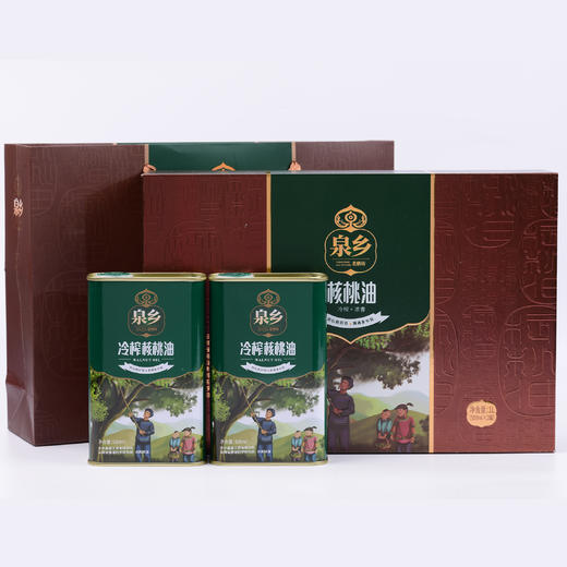 云南玉溪 泉乡老磨坊 冷榨+浓香（礼盒铁听）500ml*2 包邮 商品图2
