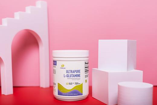 【肠道健康素-谷氨酰胺粉剂】UltraPure L-Glutamine 340g 优质谷氨酰胺 支持肠道健康 肠漏 Purecise 倍赛思 商品图1