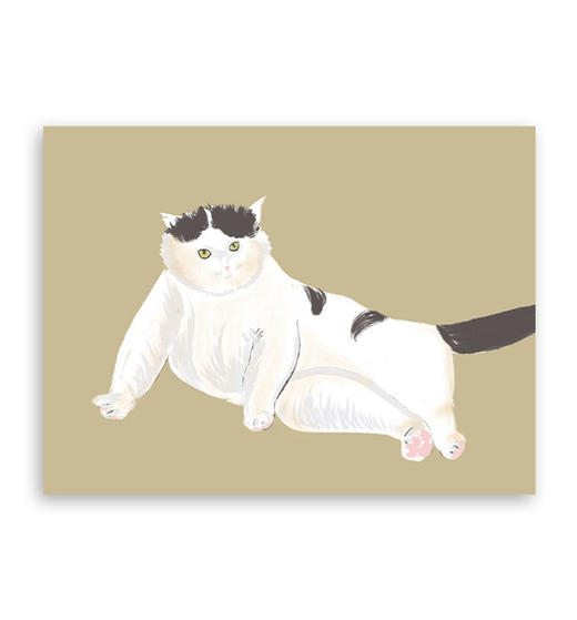 light on『嗷』｜A4插画 商品图0