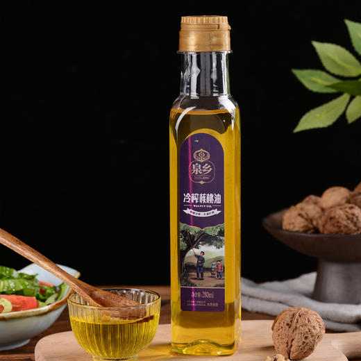云南玉溪泉乡老磨坊冷榨核桃油280ml 包邮 商品图1