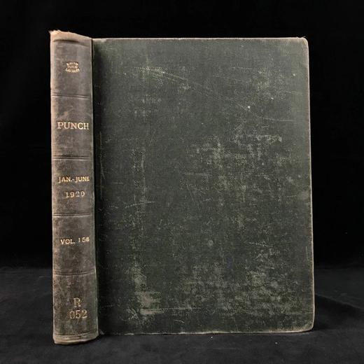 1920年1-6月 英国讽刺漫画杂志《笨拙》 数百幅插图 漆布精装16开 商品图0