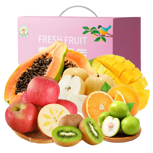 南粤大地--速达鲜意什锦礼盒-约3.5kg【鲜享1.5】 商品图0