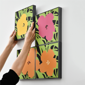 见南花 | 安迪·沃霍尔展览限量款花砖装饰画室内挂画客厅壁画