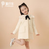 非质量问题不退换哦~PureShare女童公主裙2021新款时髦加厚毛呢秋冬款连衣裙-云朵外套 商品缩略图4