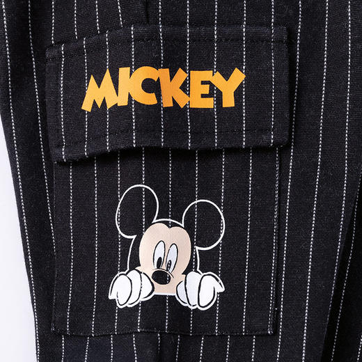 迪士尼童装男童米奇系列保暖春秋洋气裤子休闲长裤 商品图7