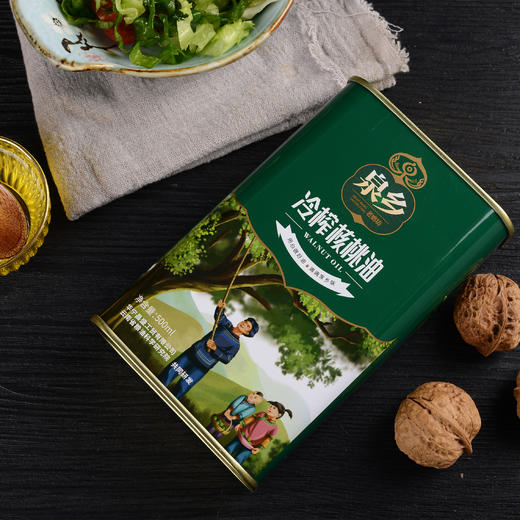 云南玉溪 泉乡老磨坊 冷榨+浓香（礼盒铁听）500ml*2 包邮 商品图7